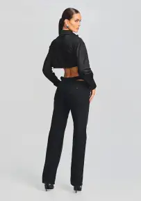 Christy Straight Leg Jean(Stone Black,23)