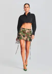 Finn Cargo Skirt(Washed Camo,23)