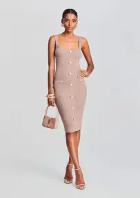 Laney Knit Dress(Metallic Satellite,XXS)