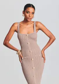 Laney Knit Dress(Metallic Satellite,XXS)