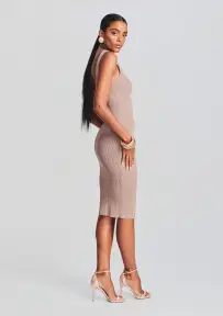 Laney Knit Dress(Metallic Satellite,XXS)