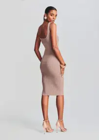 Laney Knit Dress(Metallic Satellite,XXS)