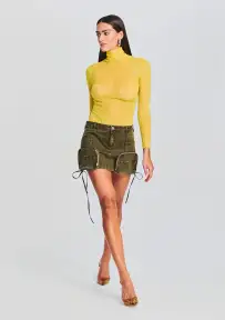 Finn Cargo Skirt(Vintage Army Green,23)