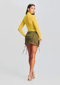 Finn Cargo Skirt(Vintage Army Green,23)
