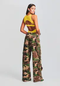Jane Cargo Pant(Washed Camo,23)