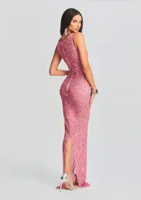 Sasha Sequin Dress(Bubblegum Pink,XXS)