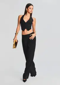 Antonia Pant(Black,XXS)