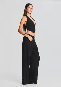 Antonia Pant(Black,XXS)