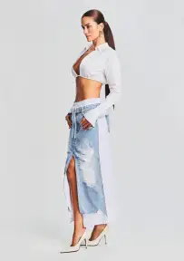 Calla Maxi Skirt(Tidal,XXS)