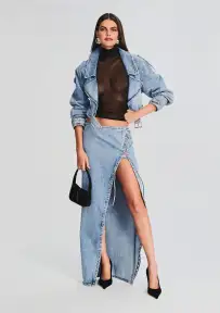 Zahlia Denim Skirt(Alani,23)