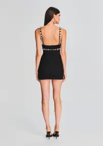 Polly Dress(Black/Silver,XXS)