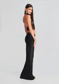 Cecilia Silk Skirt(Black,XXS)