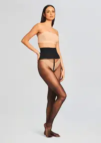 The Essential Sheer Tight(Black,XXS)
