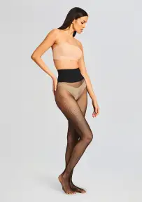 The Very Fine Fishnet Tight(Black,XXS)