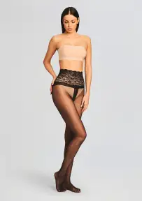 Sexy Sheer Tight(Black,XXS)