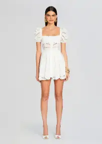 Ayiak Short Dress(White Samoa,XS)