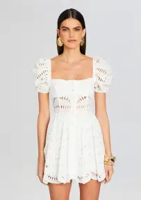 Ayiak Short Dress(White Samoa,XS)