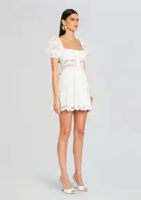 Ayiak Short Dress(White Samoa,XS)