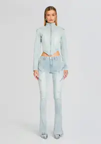 Chrissy Denim Jacket(Skylight,XXS)