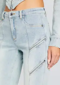 Ferris Zipper Jean(Skylight,23)