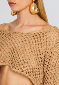 Magen Knitted Shirt(Classic Beige,XS-S)