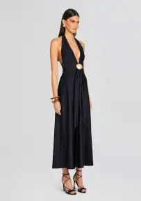 Shelly Maxi Dress(Black,XS)