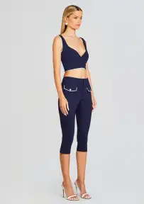 Basil Capri Pant(Navy,XXS)