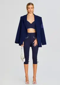 Basil Capri Pant(Navy,XXS)
