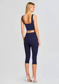 Basil Capri Pant(Navy,XXS)