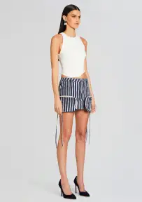 Finn Cargo Skirt(Navy Stripe,23)