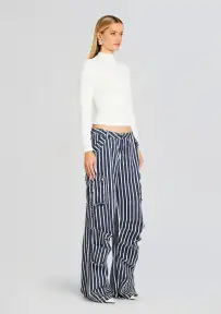 Jane Cargo Pant(Navy Stripe,23)
