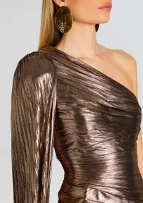 Karena Dress(Metallic Bronze,XXS)