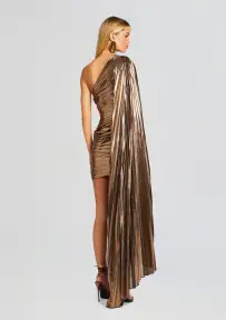 Karena Dress(Metallic Bronze,XXS)