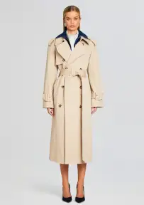 York Convertible Trench Coat(Oxford,XXS)