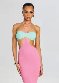 Eloisa Dress(Metallic Candy Pink,XXS)