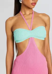 Eloisa Dress(Metallic Candy Pink,XXS)