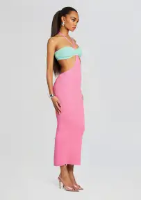 Eloisa Dress(Metallic Candy Pink,XXS)