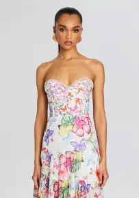 Danny Long Dress(White Borbo,XXS)