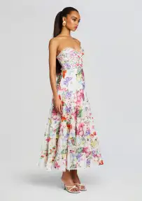 Danny Long Dress(White Borbo,XXS)