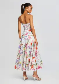 Danny Long Dress(White Borbo,XXS)