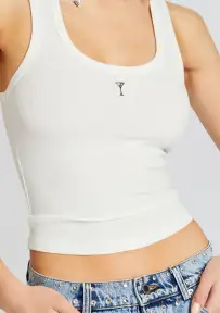 Amani Tank(White,XXS)