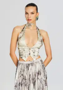Romy Silk Vest