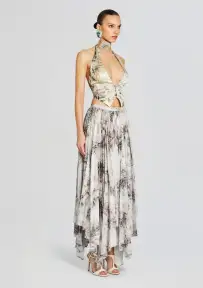 Romy Silk Vest(Vintage Snake,XXS)