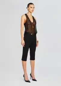 Shye Silk Top(Black,XXS)