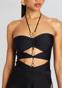 Ellie One Piece(Black,XS)