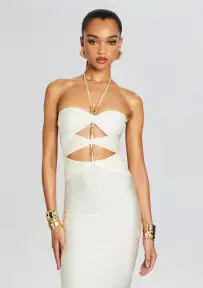 Isabel Maxi Dress(Cream,XS)