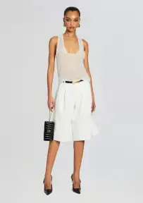 Shye Silk Top(White,XXS)