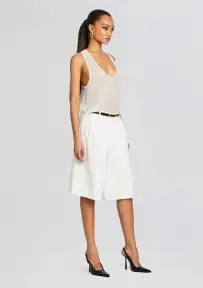 Shye Silk Top(White,XXS)