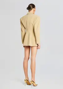 Sicily Snatched Blazer(Camel,XS)