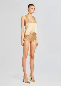Dori Silk Top(Nude,XXS)